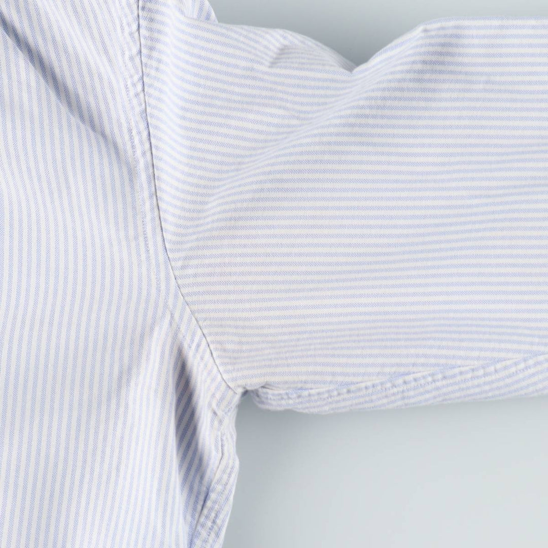 Ralph Lauren CLASSIC FIT Long-Sleeve Button-Down Striped Shirt, Women's Size S (approx.) cotton white type Vintage Second Hand