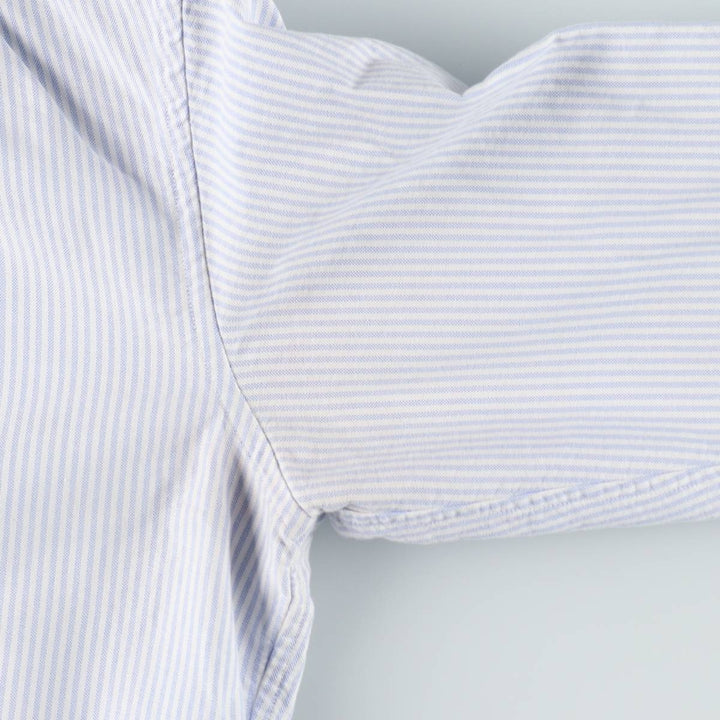 Ralph Lauren CLASSIC FIT Long-Sleeve Button-Down Striped Shirt, Women's Size S (approx.) cotton white type Vintage Second Hand