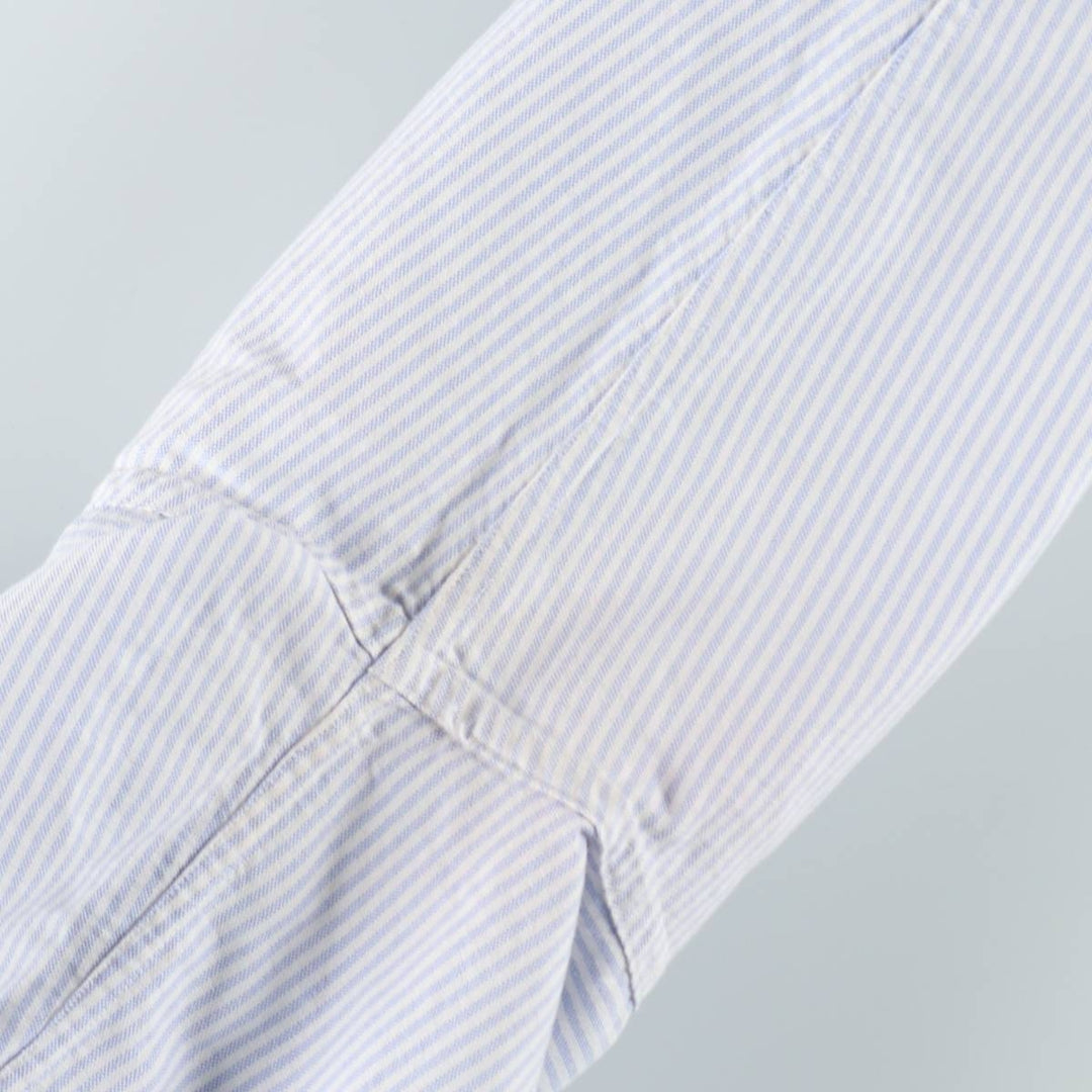 Ralph Lauren CLASSIC FIT Long-Sleeve Button-Down Striped Shirt, Women's Size S (approx.) cotton white type Vintage Second Hand