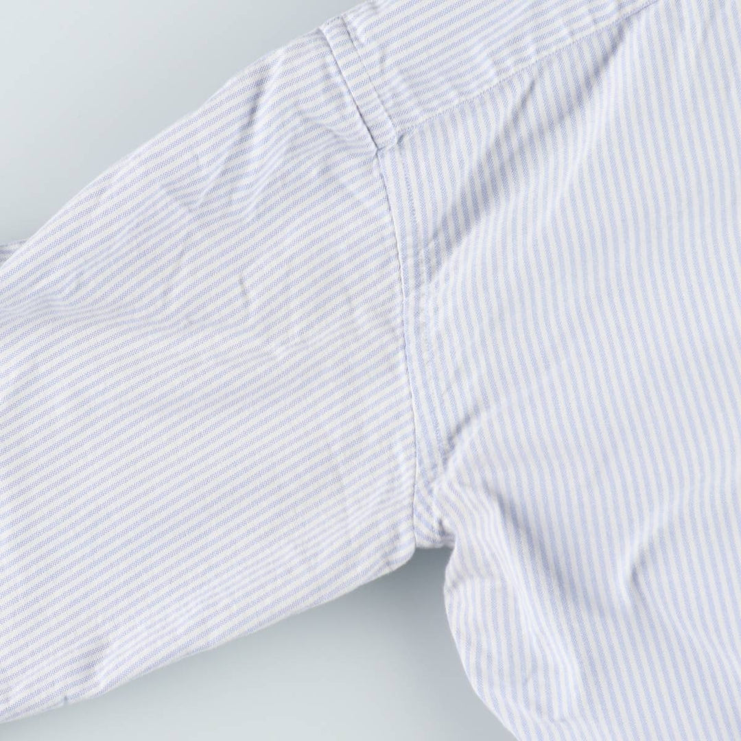 Ralph Lauren CLASSIC FIT Long-Sleeve Button-Down Striped Shirt, Women's Size S (approx.) cotton white type Vintage Second Hand