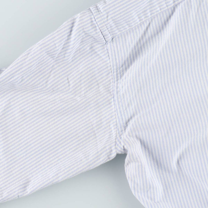 Ralph Lauren CLASSIC FIT Long-Sleeve Button-Down Striped Shirt, Women's Size S (approx.) cotton white type Vintage Second Hand