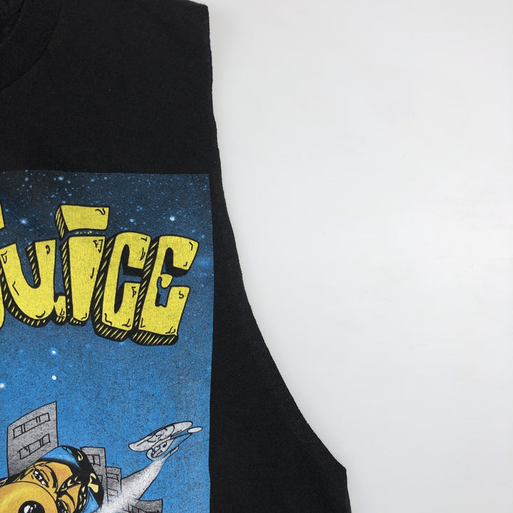 SNOOP DOGG Cut-Off Wrap T-Shirt (Men's Size M) unclear black type Vintage Second Hand