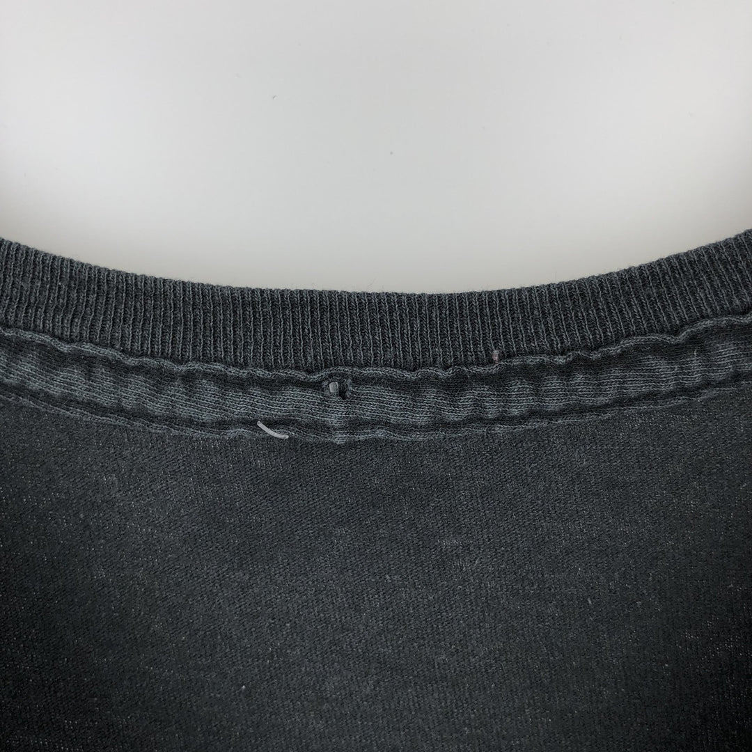 DISRURBED Cut-off Band T-shirt (Men's size L) unclear black type Vintage Second Hand