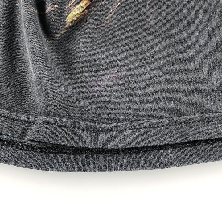 DISRURBED Cut-off Band T-shirt (Men's size L) unclear black type Vintage Second Hand