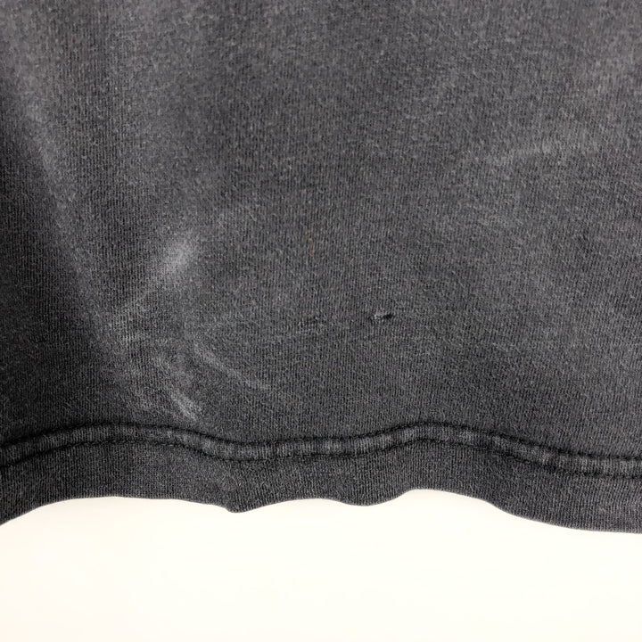 CYGNUS Cut-off Print T-shirt, Men's Size XL (equivalent) cotton black type Vintage Second Hand