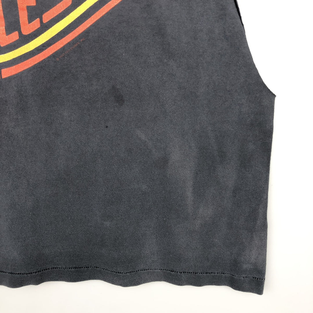 90'S Harley-Davidson Cut-Off Motorcycle T-Shirt, Made in USA, Vintage cotton black type Vintage Second Hand