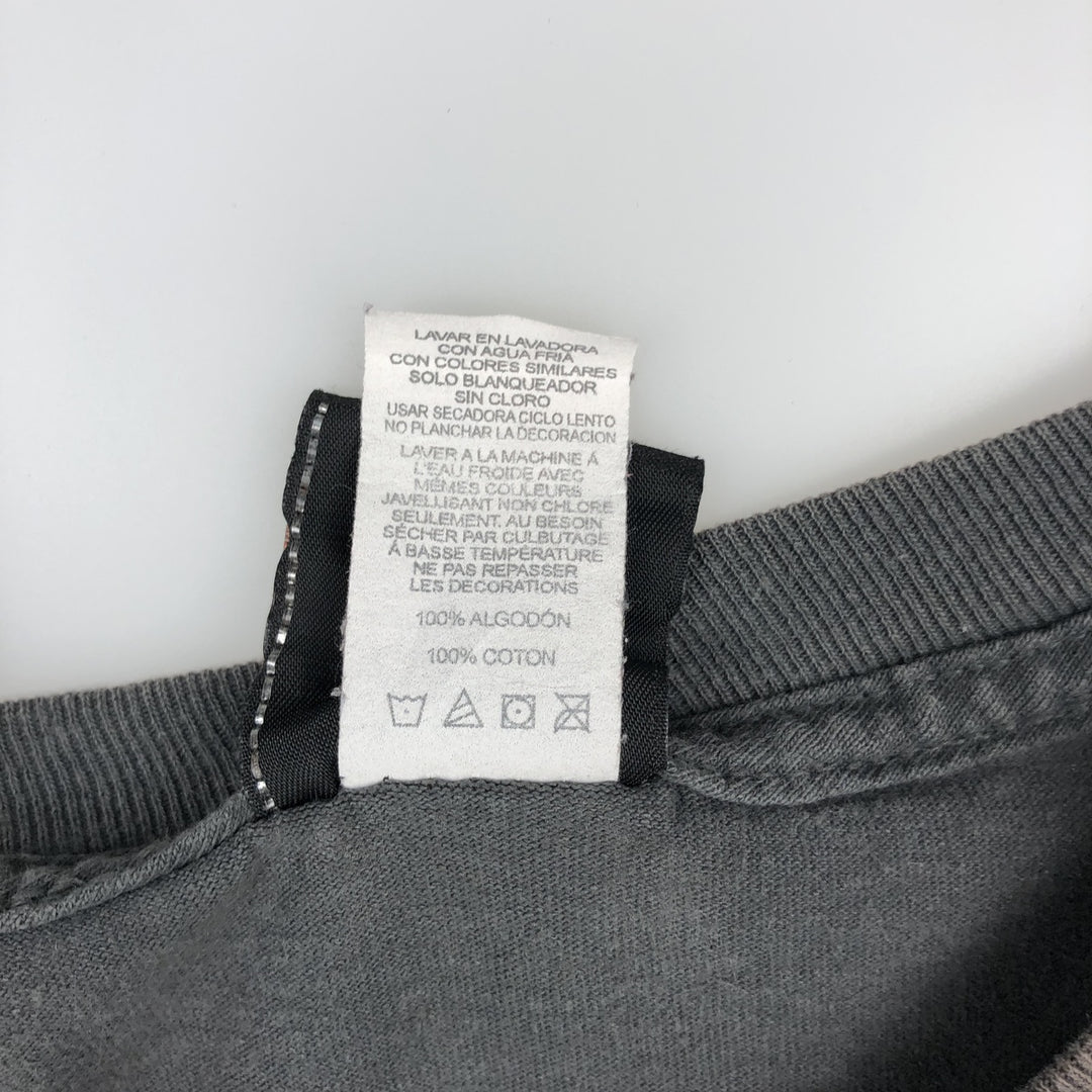 Harley-Davidson Cut-off Motorcycle Bike T-shirt, Men's XL cotton Charcoal Vintage Second Hand