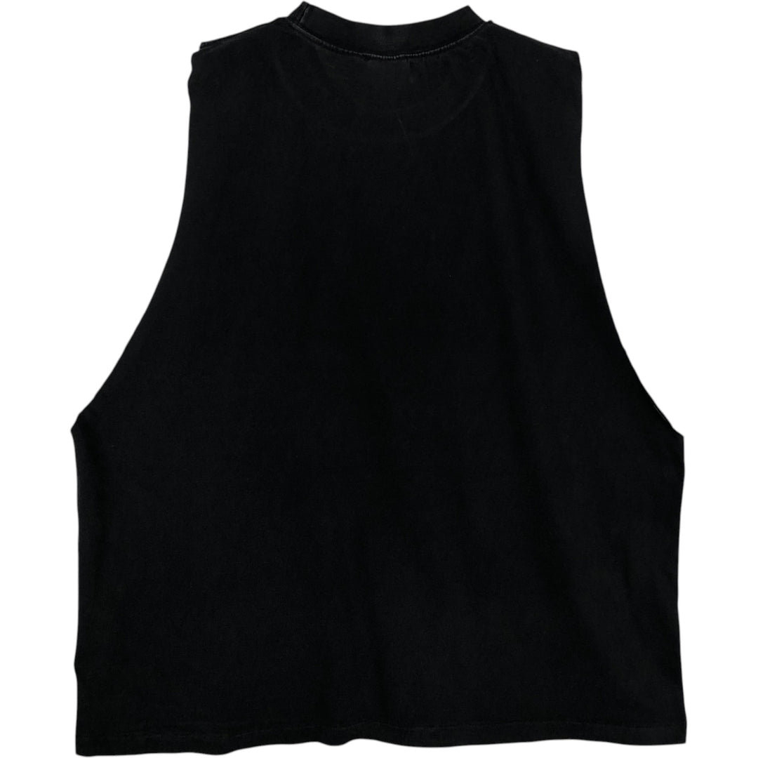 90'S Hard Rock Cafe Cut-Off Advertising T-Shirt, Men's XL (approx.), Vintage cotton black type Vintage Second Hand