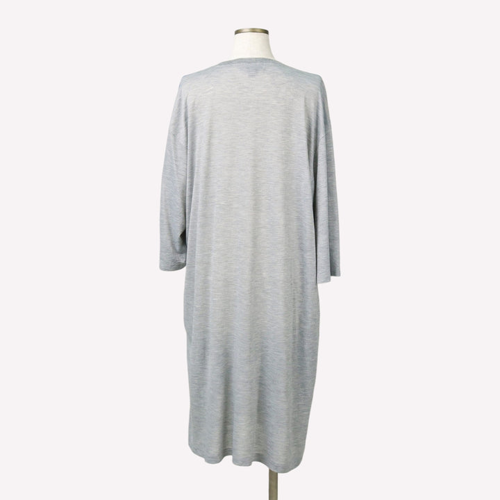 80s-90'S Playboy Half-Length T-Shirt Dress, Made in USA, Women's Size XL (Equivalent), Vintage acrylic gray type Vintage Second Hand