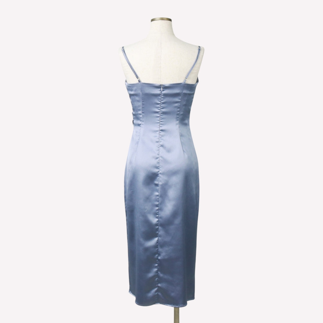 Lulus Midi Camisole Dress (Women's Size XS) polyester Blue type light blue Vintage Second Hand