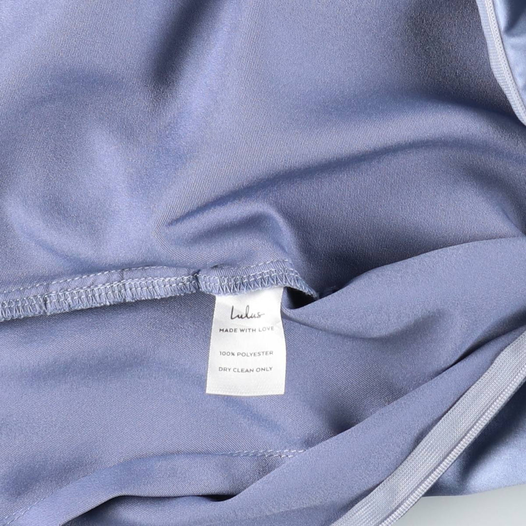 Lulus Midi Camisole Dress (Women's Size XS) polyester Blue type light blue Vintage Second Hand