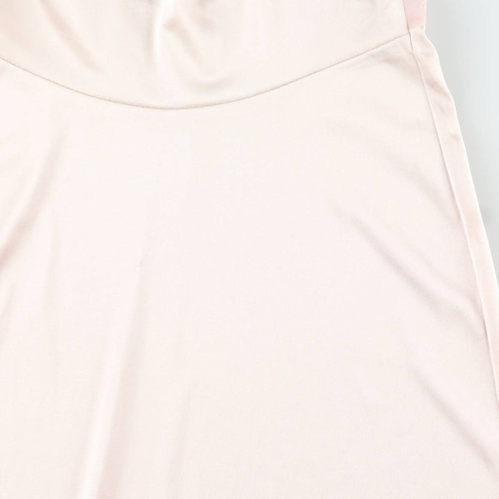 70s-80'S Vanity Fair Half-Length Lingerie Camisole Dress Slip Dress Made in USA Women's Size L (approx.) Nylon pink type Vintage Second Hand