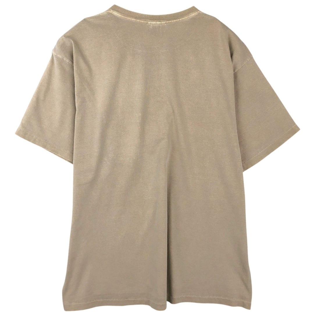 90'S Banana Republic Short-Sleeve Pocket T-Shirt, Made in USA, Men's XL (approx.), Vintage cotton Beige type Vintage Second Hand
