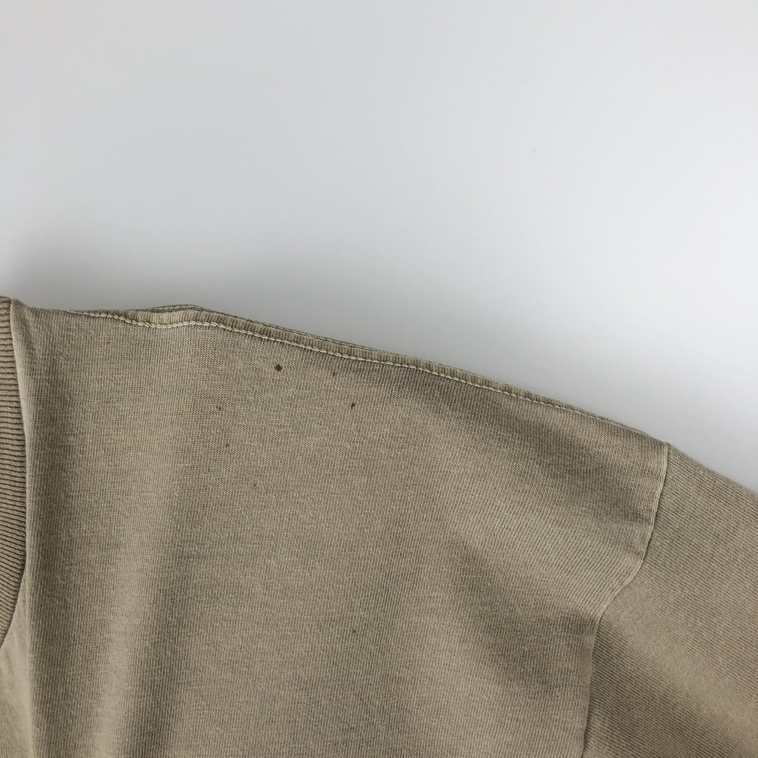 90'S Banana Republic Short-Sleeve Pocket T-Shirt, Made in USA, Men's XL (approx.), Vintage cotton Beige type Vintage Second Hand