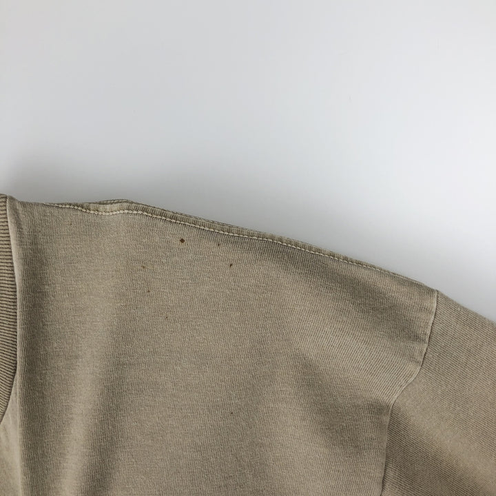 90'S Banana Republic Short-Sleeve Pocket T-Shirt, Made in USA, Men's XL (approx.), Vintage cotton Beige type Vintage Second Hand