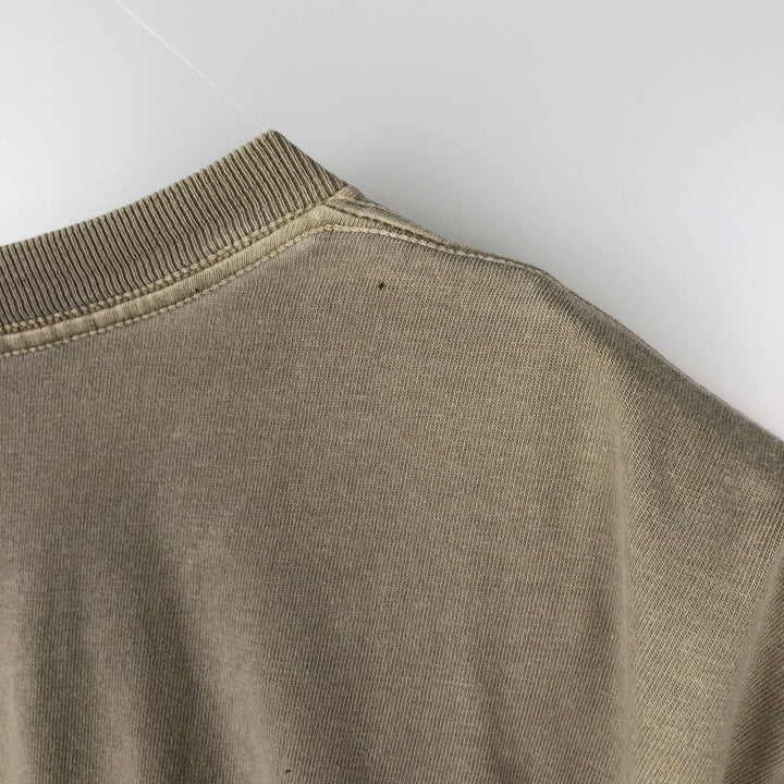 90'S Banana Republic Short-Sleeve Pocket T-Shirt, Made in USA, Men's XL (approx.), Vintage cotton Beige type Vintage Second Hand