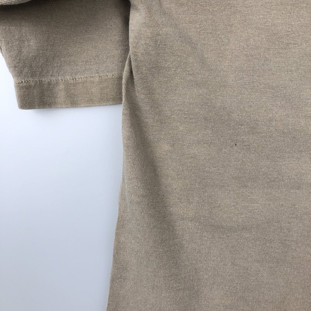 90'S Banana Republic Short-Sleeve Pocket T-Shirt, Made in USA, Men's XL (approx.), Vintage cotton Beige type Vintage Second Hand