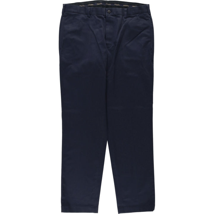 Brooks Brothers ADVANTAGE CHINO CLARK Chino Pants, Men's W36 (approx.) cotton navy blue type Vintage Second Hand