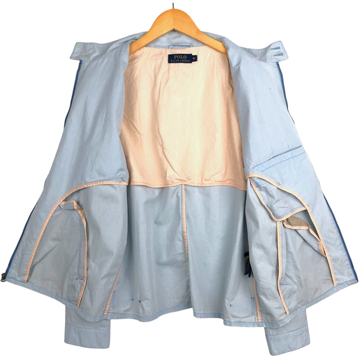Ralph Lauren POLO RALPH LAUREN Harrington Jacket, Swing Top, Men's XL cotton Blue type light blue Vintage Second Hand