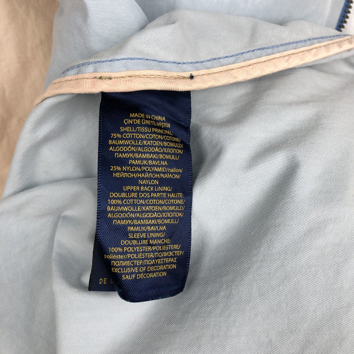Ralph Lauren POLO RALPH LAUREN Harrington Jacket, Swing Top, Men's XL cotton Blue type light blue Vintage Second Hand