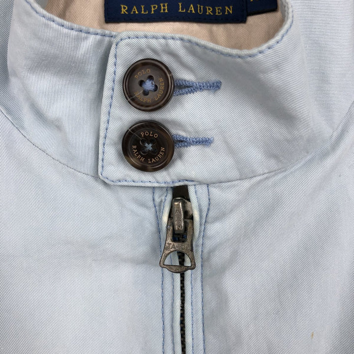 Ralph Lauren POLO RALPH LAUREN Harrington Jacket, Swing Top, Men's XL cotton Blue type light blue Vintage Second Hand