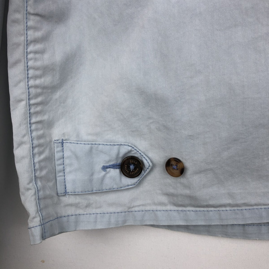 Ralph Lauren POLO RALPH LAUREN Harrington Jacket, Swing Top, Men's XL cotton Blue type light blue Vintage Second Hand