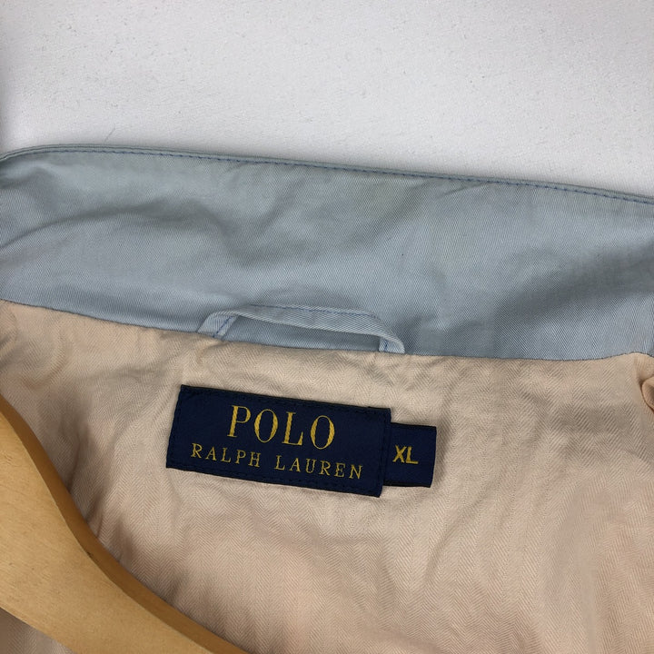 Ralph Lauren POLO RALPH LAUREN Harrington Jacket, Swing Top, Men's XL cotton Blue type light blue Vintage Second Hand