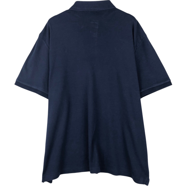 Ralph Lauren POLO RALPH LAUREN CLASSIC FIT short sleeve polo shirt men's XL equivalent cotton navy blue type Vintage Second Hand