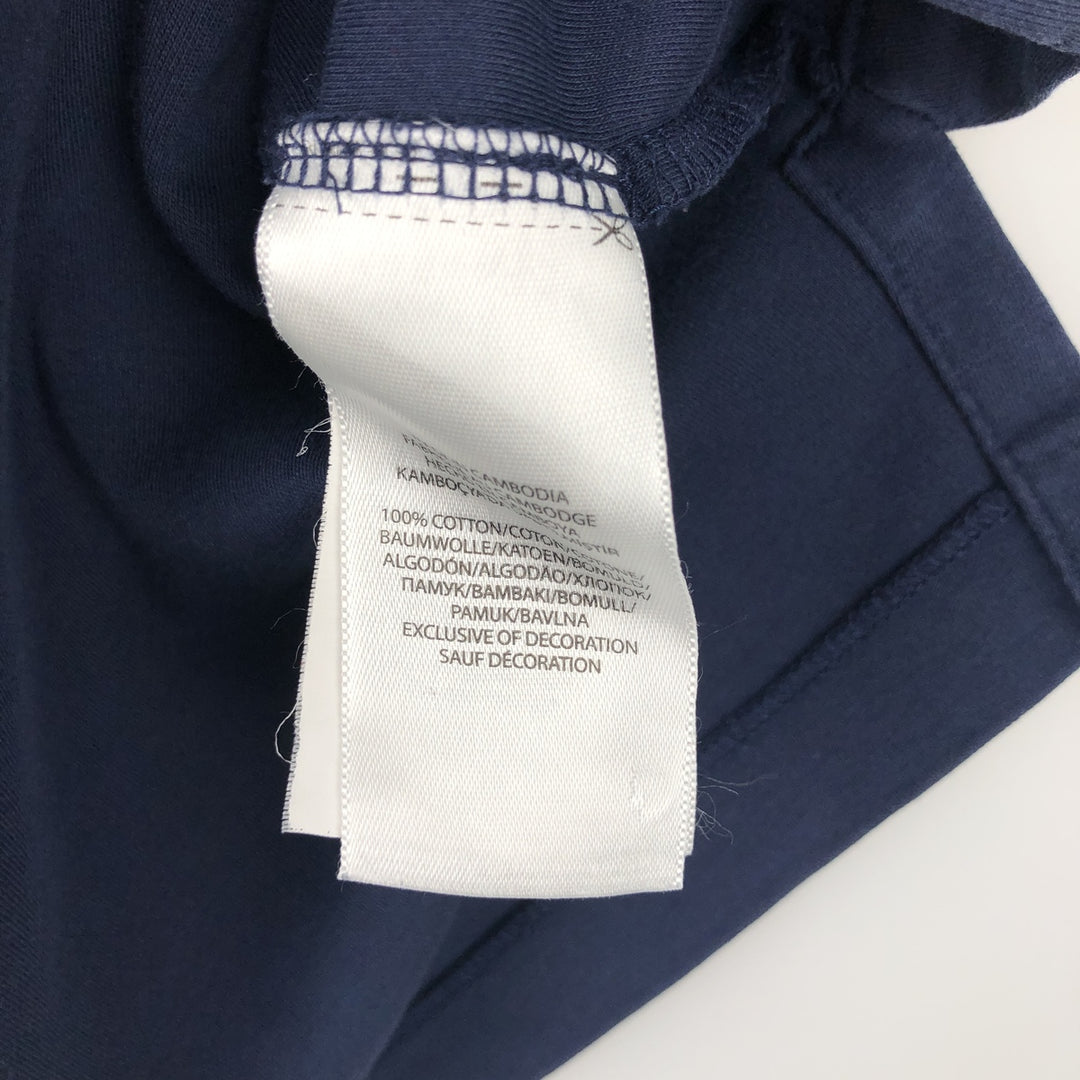 Ralph Lauren POLO RALPH LAUREN CLASSIC FIT short sleeve polo shirt men's XL equivalent cotton navy blue type Vintage Second Hand