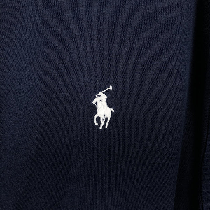 Ralph Lauren POLO RALPH LAUREN CLASSIC FIT short sleeve polo shirt men's XL equivalent cotton navy blue type Vintage Second Hand