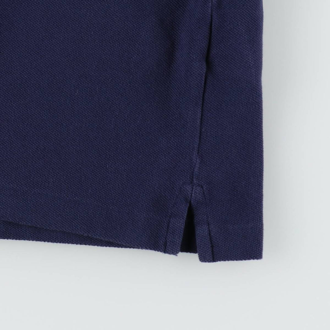 Ralph Lauren RALPH LAUREN SPORT Half-Length Short-Sleeve Polo Shirt Dress, Women's Size S (approx.) cotton navy blue type Vintage Second Hand