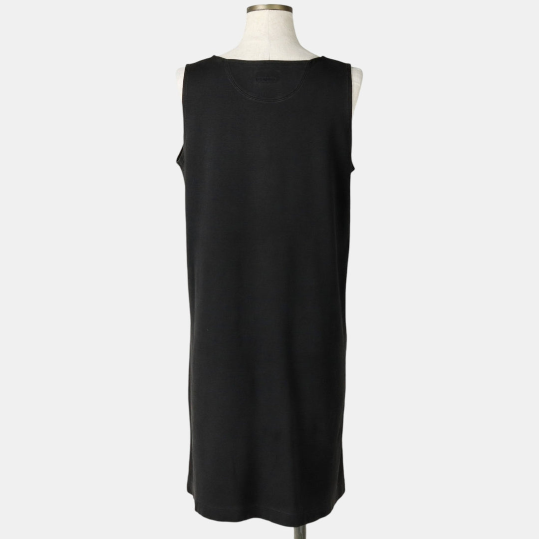 2000'S Patagonia 58705SP00 Half-length Sleeveless A-line Dress, Women's Size S (approx.) unclear black type Vintage Second Hand