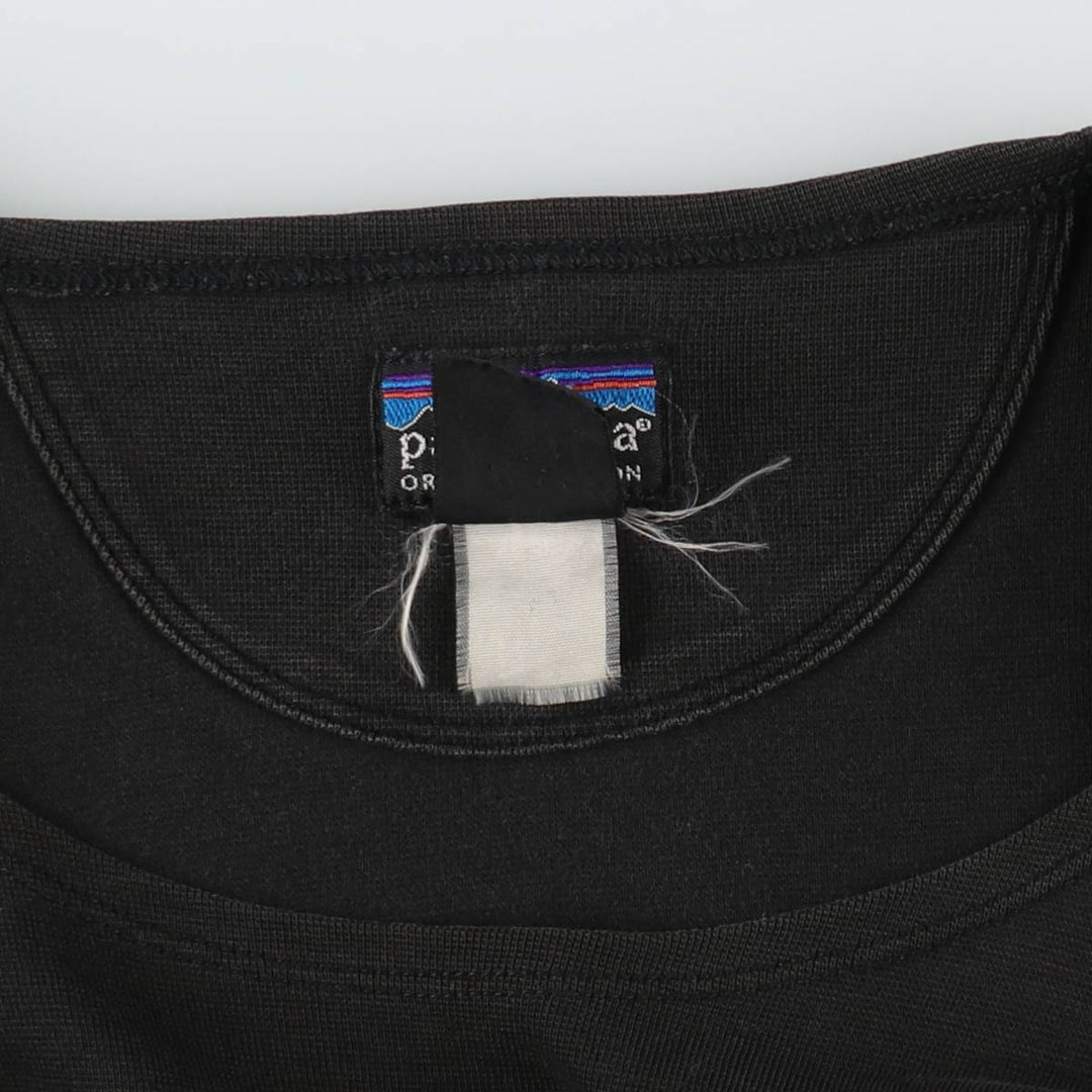 2000'S Patagonia 58705SP00 Half-length Sleeveless A-line Dress, Women's Size S (approx.) unclear black type Vintage Second Hand
