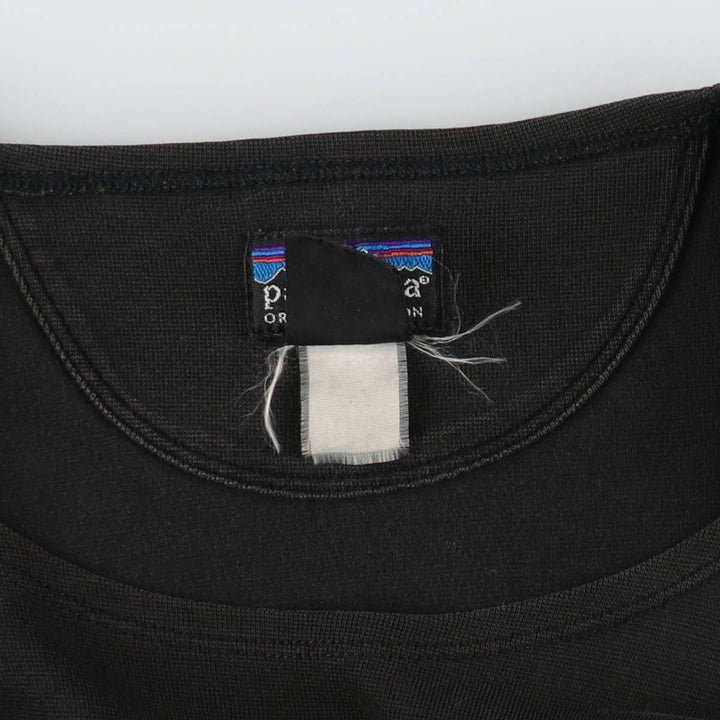 2000'S Patagonia 58705SP00 Half-length Sleeveless A-line Dress, Women's Size S (approx.) unclear black type Vintage Second Hand