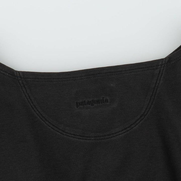 2000'S Patagonia 58705SP00 Half-length Sleeveless A-line Dress, Women's Size S (approx.) unclear black type Vintage Second Hand