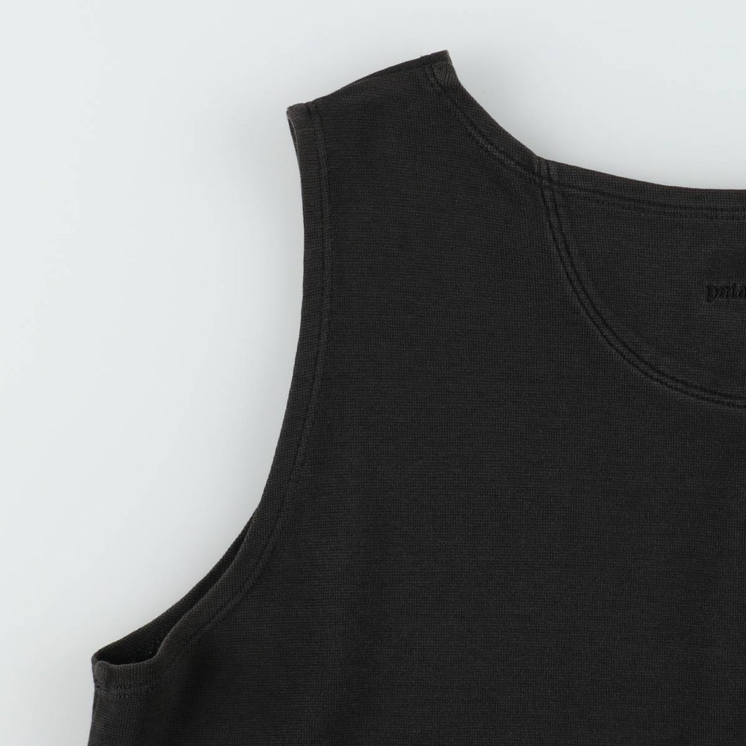 2000'S Patagonia 58705SP00 Half-length Sleeveless A-line Dress, Women's Size S (approx.) unclear black type Vintage Second Hand