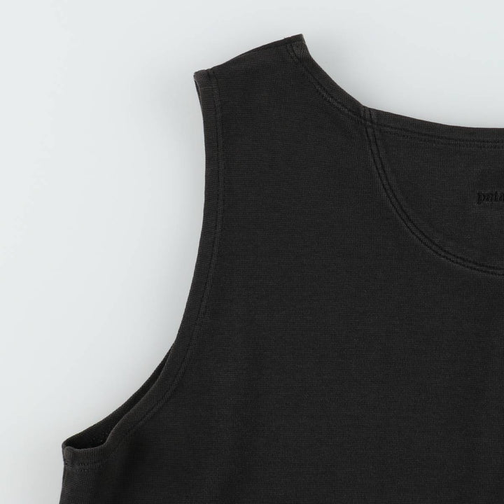 2000'S Patagonia 58705SP00 Half-length Sleeveless A-line Dress, Women's Size S (approx.) unclear black type Vintage Second Hand