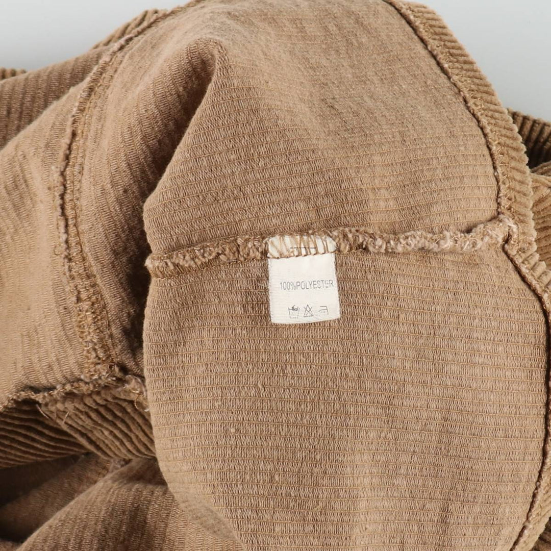 ONE WAY Corduroy Mini Skirt (Women's Size M) polyester beige type brown Vintage Second Hand