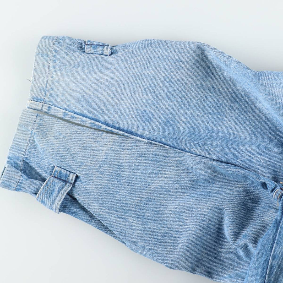 JOUJOU Collared Denim Blouson, Women's Size L (approx.) unclear blue type Vintage Second Hand