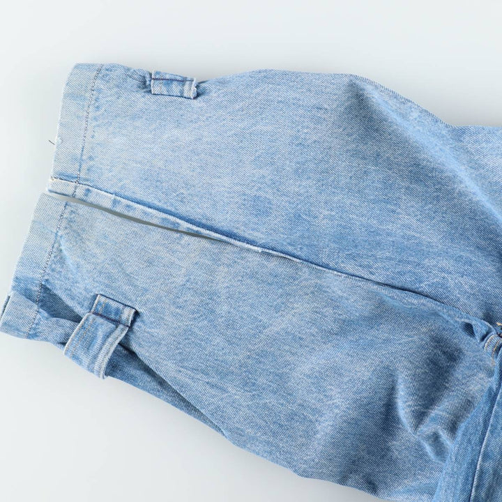 JOUJOU Collared Denim Blouson, Women's Size L (approx.) unclear blue type Vintage Second Hand