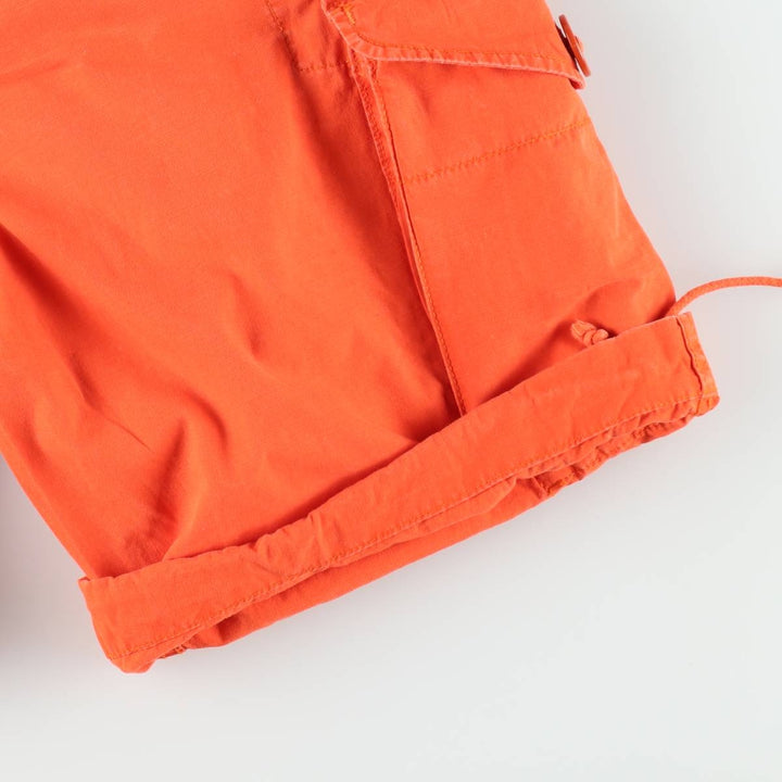 Ralph Lauren POLO by Ralph Lauren cargo shorts, short pants, men's size w32 cotton orange type Vintage Second Hand