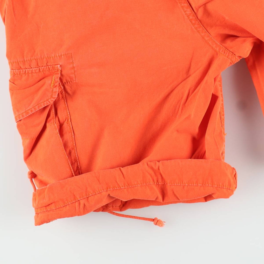 Ralph Lauren POLO by Ralph Lauren cargo shorts, short pants, men's size w32 cotton orange type Vintage Second Hand