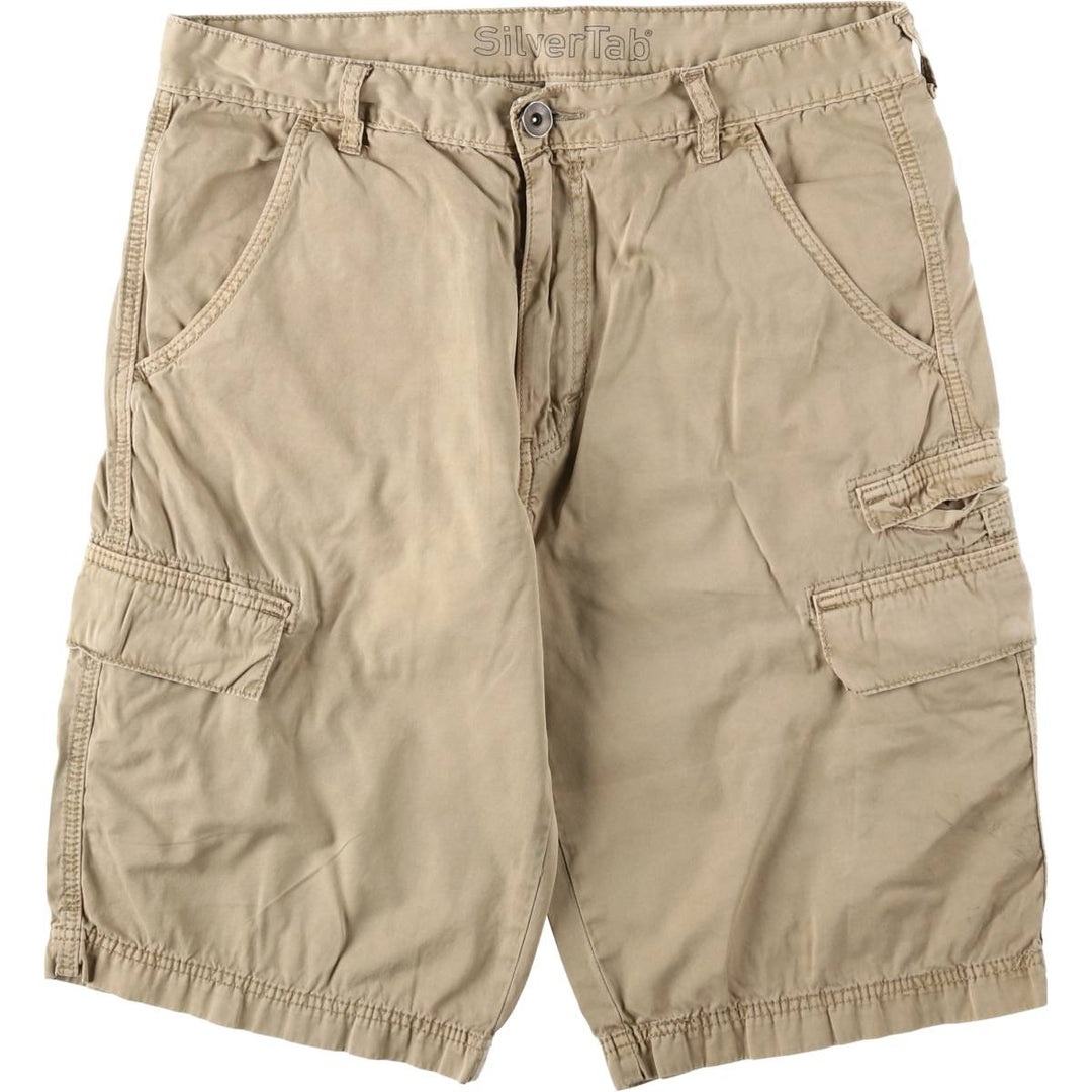 Levi's SILVER TAB Cargo Shorts, Men's Size W34 (approx.) cotton Beige type Vintage Second Hand