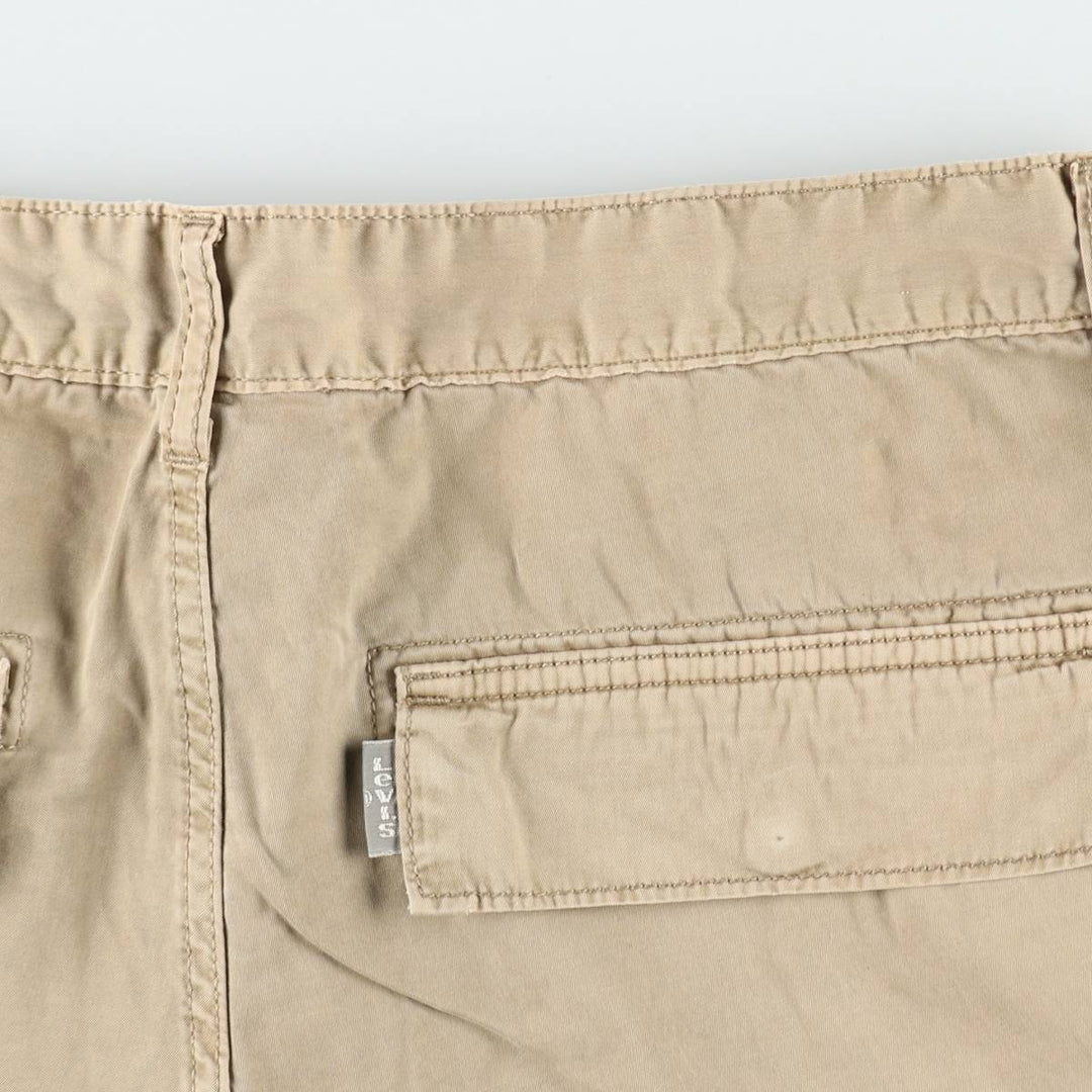 Levi's SILVER TAB Cargo Shorts, Men's Size W34 (approx.) cotton Beige type Vintage Second Hand