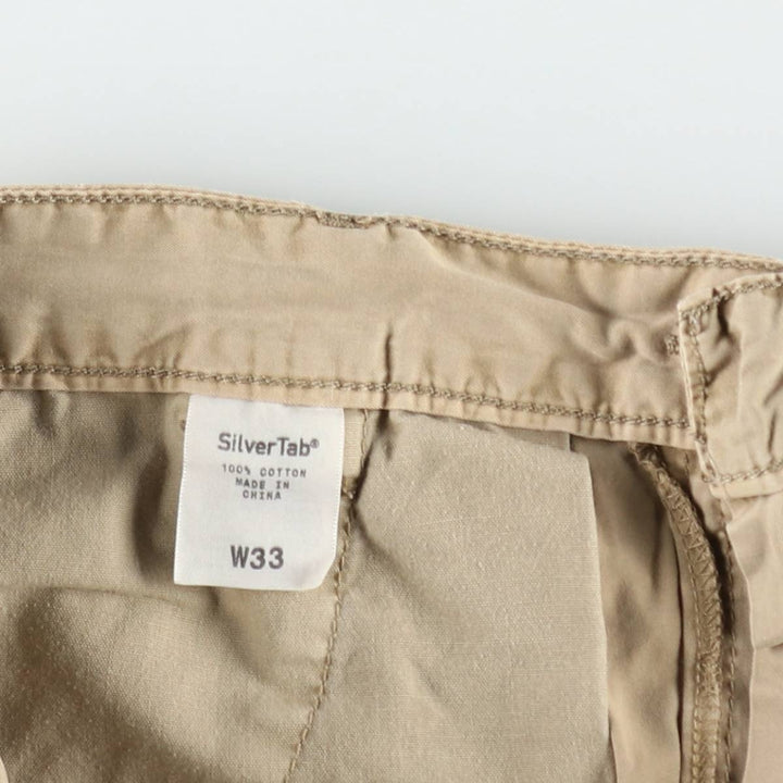Levi's SILVER TAB Cargo Shorts, Men's Size W34 (approx.) cotton Beige type Vintage Second Hand