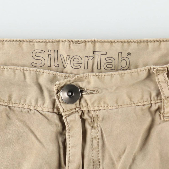 Levi's SILVER TAB Cargo Shorts, Men's Size W34 (approx.) cotton Beige type Vintage Second Hand