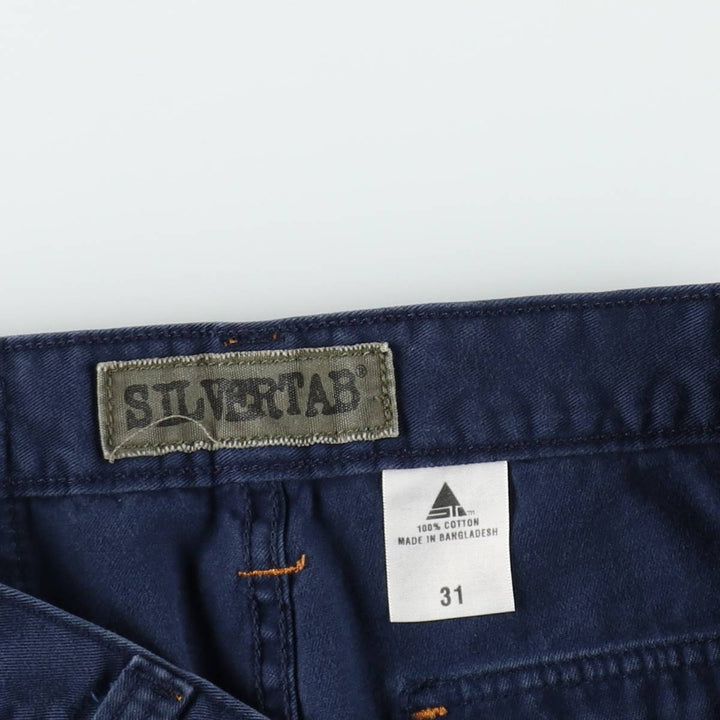 Levi's SILVER TAB Cargo Shorts, Men's Size W31 (approx.) cotton navy blue type Vintage Second Hand
