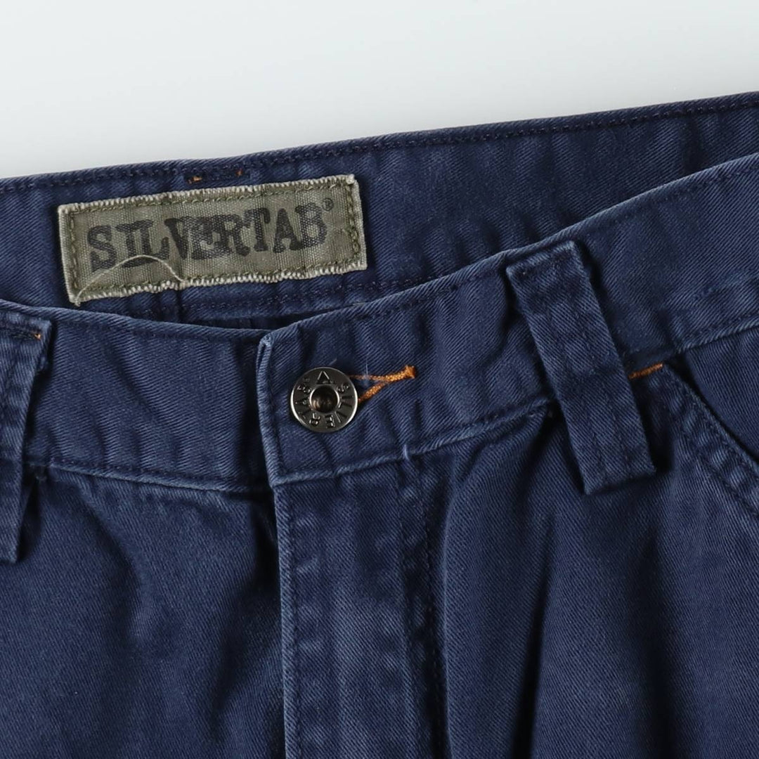 Levi's SILVER TAB Cargo Shorts, Men's Size W31 (approx.) cotton navy blue type Vintage Second Hand