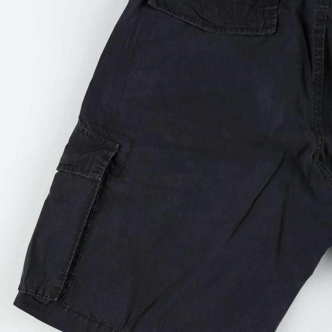Ralph Lauren POLO JEANS COMPANY cargo shorts, men's size W34 (approx.) cotton black type Vintage Second Hand