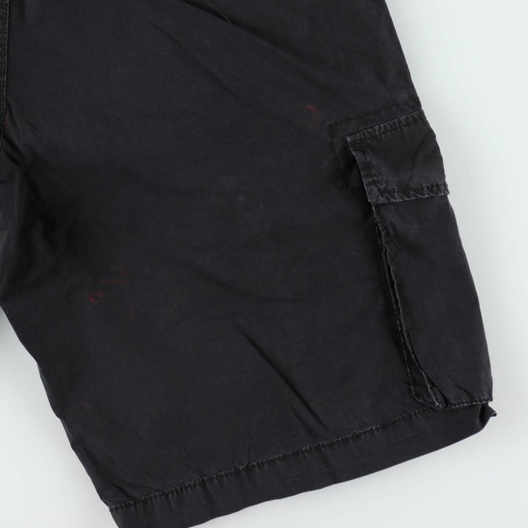 Ralph Lauren POLO JEANS COMPANY cargo shorts, men's size W34 (approx.) cotton black type Vintage Second Hand
